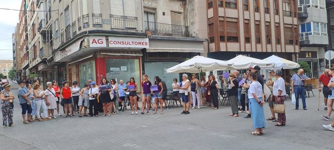 Concentración en Cuenca en apoyo a Jenni Hermoso