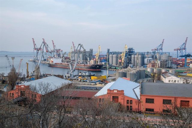 Archivo - Imagen de archivo del puerto de Odesa (Ucrania)