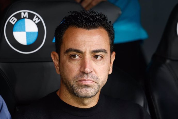 Archivo - Xavi Hernández, entrenador del FC Barcelona.