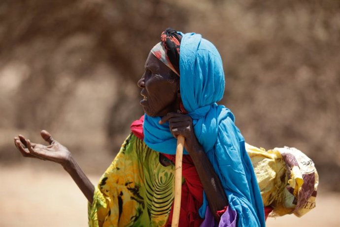 Archivo - Imagen de archivo de una desplazada en Somalilandia 