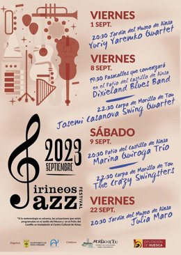 Cartel del Pirineos Jazz Festival.