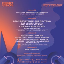 Miranda del Ebro (Burgos) acoge del 31 de agosto al 3 de septiembre la XXI edición del Festival Ebrovisión