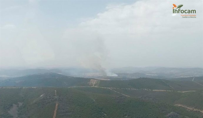 Incendio en la Puebla de Don Rodrigo