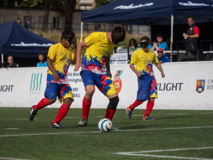 Agosto 26 de 2023. SELECCIÓN COLOMBIA DE FUTBOL PARA CIEGOS FUTBOL 5 VISUAL, CLASIFICÓ A LOS PARALÍMPICOS EN PARIS 2024 (Cortesía: Ministerio del Deporte)