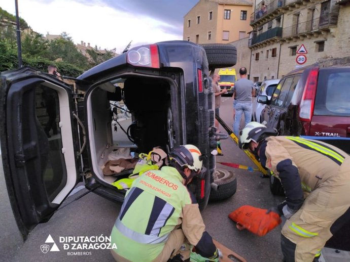 El accidente ha tenido lugar en el casco urbano de la localidad.