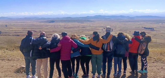 Voluntarios del proyecto 'Face to Face' Bolivia 2023