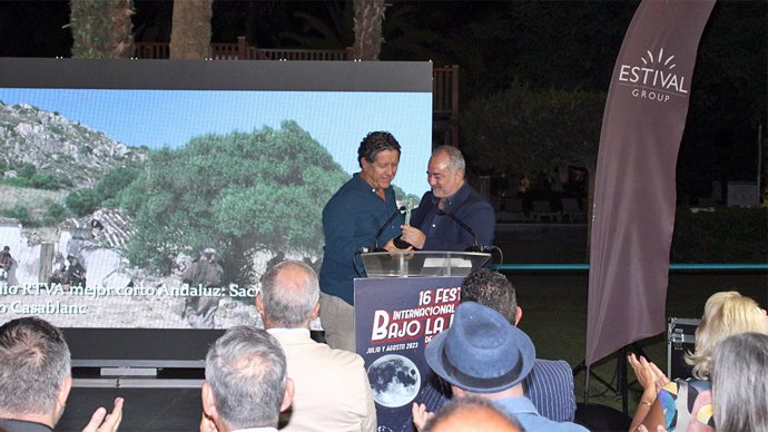 El corto 'Sacrilegio', de Pedro Casablanc, recibe el Premio RTVA a la Creación Audiovisual en Islantilla  (Huelva)