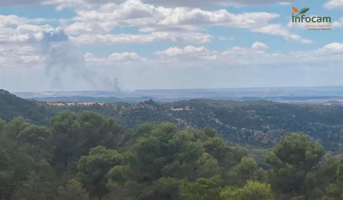 Incendio en Zarza de Tajo