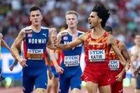 Mo Katir, plata del 5.000 metros en el Mundial