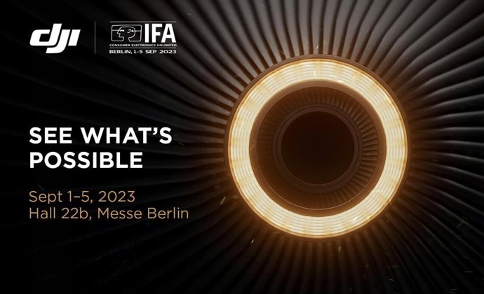 Los visitantes pueden encontrar el stand de DJI en el pabellón 22B.
