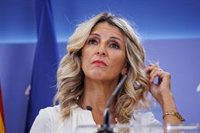 Yolanda Díaz ve encaje a una amnistía y apunta como beneficiarios a procesados por "poner urnas" y agentes de autoridad