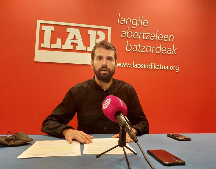 Archivo - Igor Arroyo, secretario general adjunto de LAB