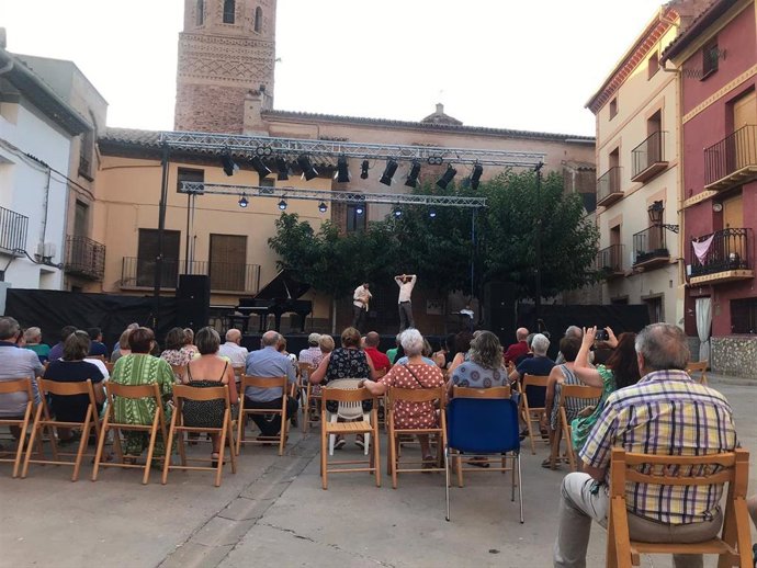 Archivo - Festivales de los Castillos en su parada en Mesones. 