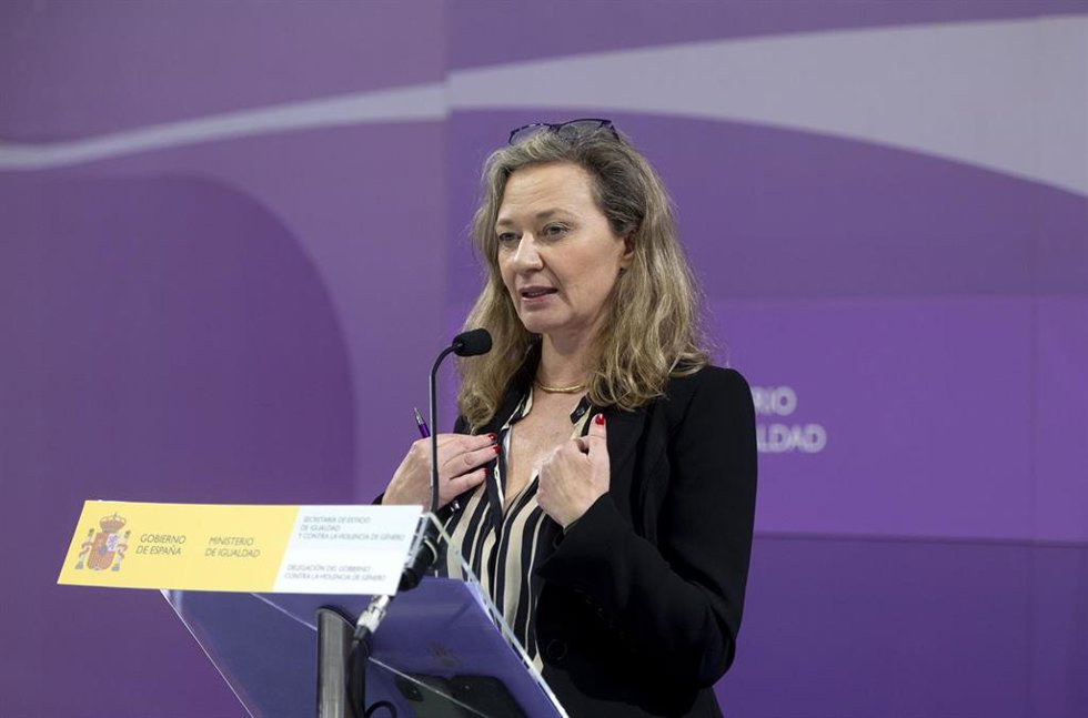 Archivo - La delegada del Gobierno contra la Violencia de Género, Victoria Rosell , a 2 de junio de 2023, en Madrid (España). 