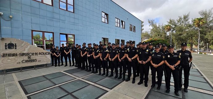 Nuevos agentes de la Policía Nacional en Canarias