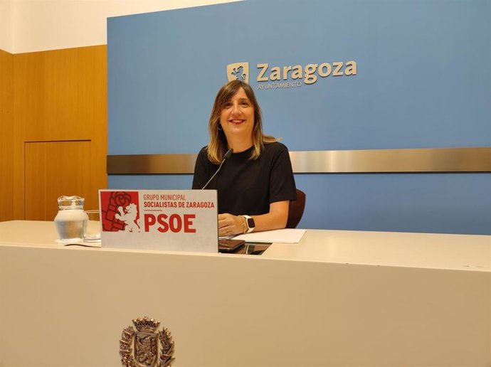 La portavoz municipal del PSOE Zaragoza, Lola Ranera.