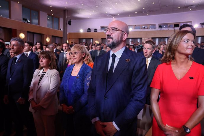 Charles Michel, presidente del Consejo Europeo, asiste a la apertura del Foro Estratégico de Bled