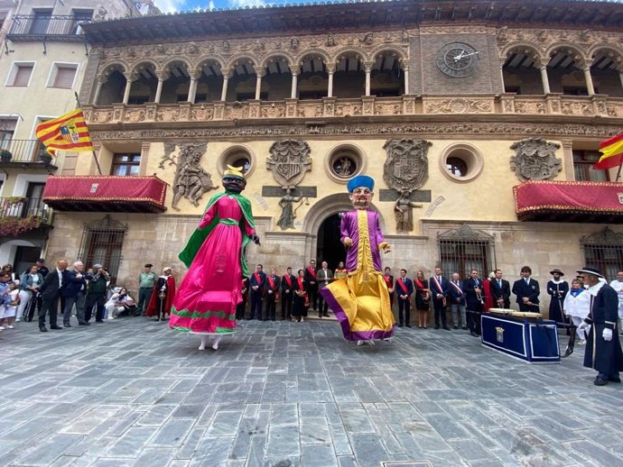 Tarazona celebra su día de la Fiesta Mayor.