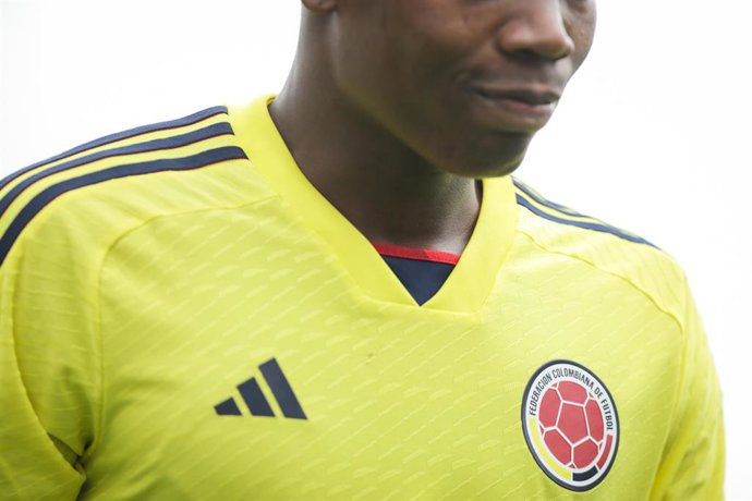 Bogotá. 27 de noviembre de 2022. La Selección Colombia Sub 20 enfrenta a La selección de Ecuador Sub 20 en partido amistoso.  (Colprensa-Mariano Vimos)