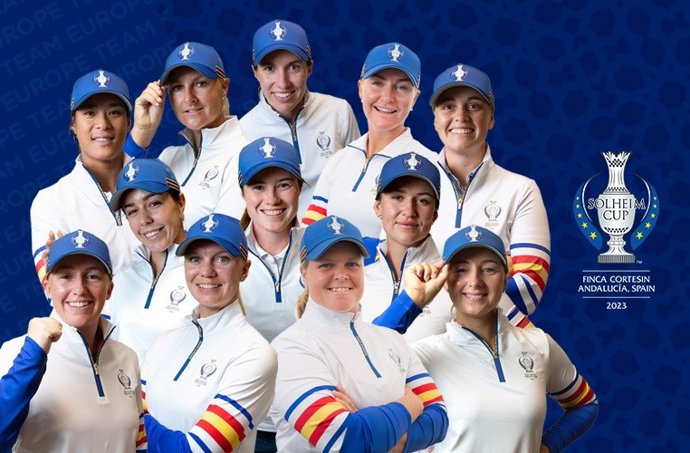 Componentes del equipo europeo para la Solheim Cup 2023.