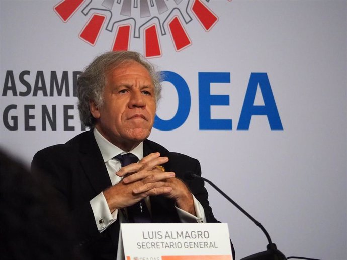 Archivo - El secretario general de la Organización de los Estados Americanos (OEA), Luis Almagro