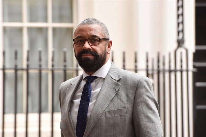 Archivo - El ministro de Exteriores de Reino Unido, James Cleverly.