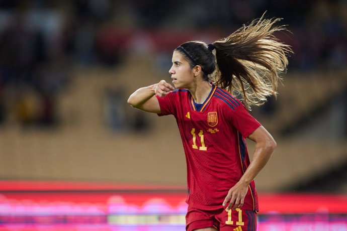 Archivo - La jugadora de la selección española de fútbol, Alba Redondo