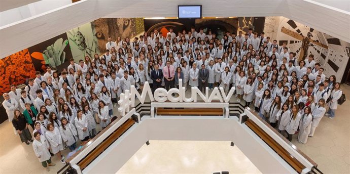 Alumnos de Medicina de la Universidad de Navarra.