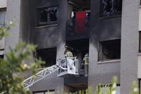 La deflagración en el edificio de Parquesol no provoca daños en su estructura