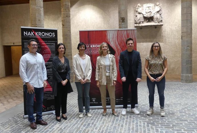Presentación del Festival de Música Contemporánea de Navarra, que reunirá a un centenar de artistas entre el 5 de y el 16 de septiembre.