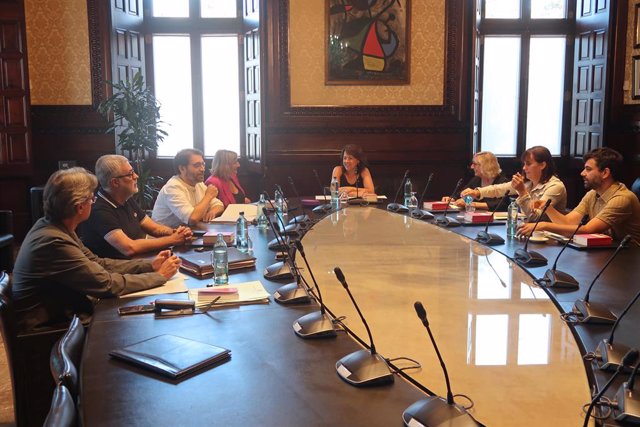 La Mesa del Parlament, a 29 d'agost de 2023