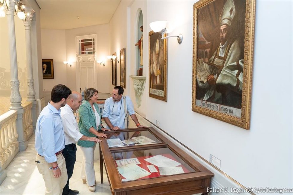 Reunión sobre la creación de la Catedra de Historia de Cartagena