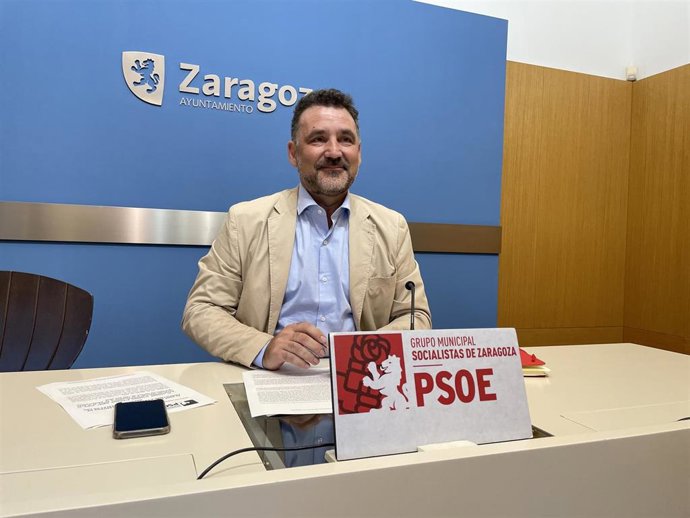 El concejal del PSOE Zaragoza Francisco Galán.