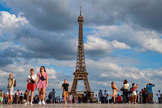 Vista general de la Torre Eiffel, en París