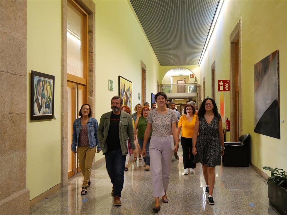 Reunión del Grupo Parlamentario del BNG, con Ana Pontón, en el arranque del curso político