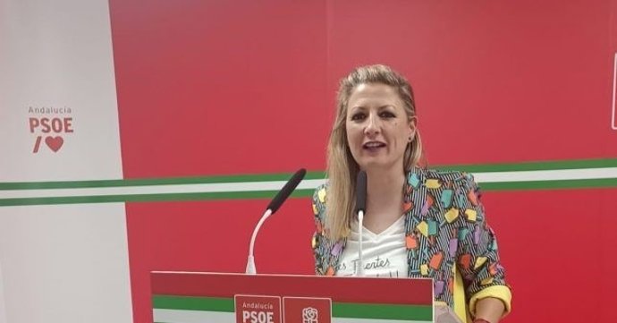 La secretaria de Política Municipal del PSOE de Huelva, Maite Rodríguez.