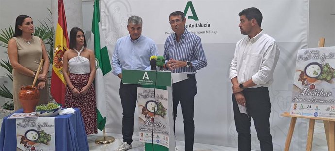 Presentación de la Fiesta del Ajoblanco de Almáchar