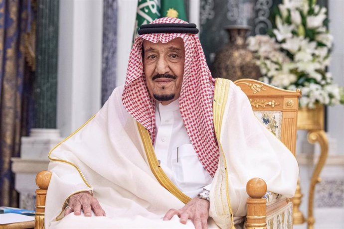 Archivo - El rey Salmán de Arabia Saudí