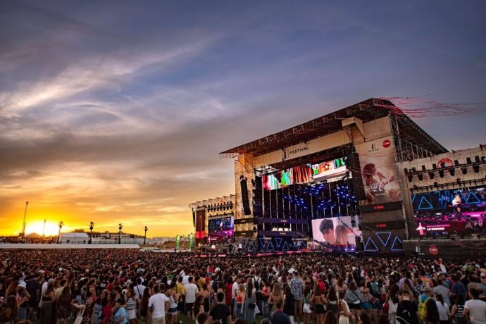 Imagen de Caja Mágica en la edición de 2022 del festival Coca-Cola Music Experience