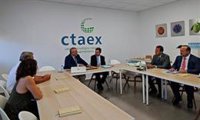 La Junta de Extremadura apuesta por colaborar con Ctaex por su capacidad de transferencia tecnológica al sector privado