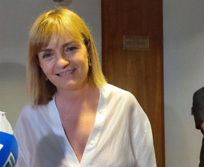 Archivo - La diputada de Podemos en el Grupo Mixto de la Junta General, Covadonga Tomé.