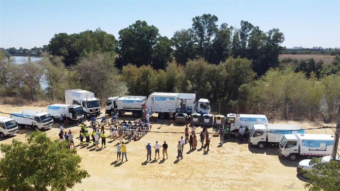 La Algaba presenta el nuevo servicio de recogida de residuos que comenzará el 1 de septiembre.