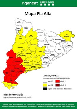 Imagen del mapa a día 30 de agosto