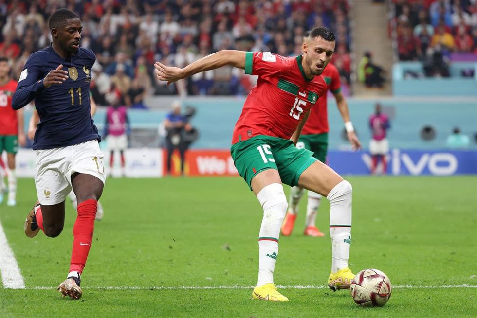 Archivo - Selim Amallah, durante un partido con la selección marroquí.