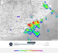 Les tempestes intenses afecten a Barcelona i el Maresme la matinada d'aquest dimecres