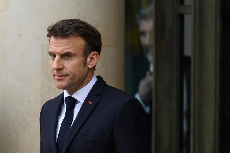 Archivo - El presidente francés, Emmanuel Macron