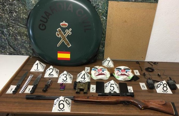 Objetivos intervenidos.