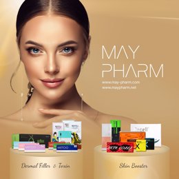 Maypharm Co., Ltd. introduces its whole lineups with newly launched products including METOO, HAIRNA, and SEDY FILL. Maypharm offers specialty medical supplies and medical-grade skin care products, including dermal fillers, botulinum toxin, mesotherapy pr