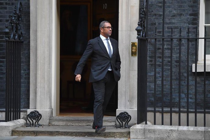 Archivo - El ministro de Exteriores británico, James Cleverly.  