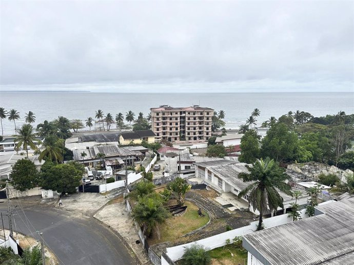 Vistas generales en Libreville, capital de Gabón